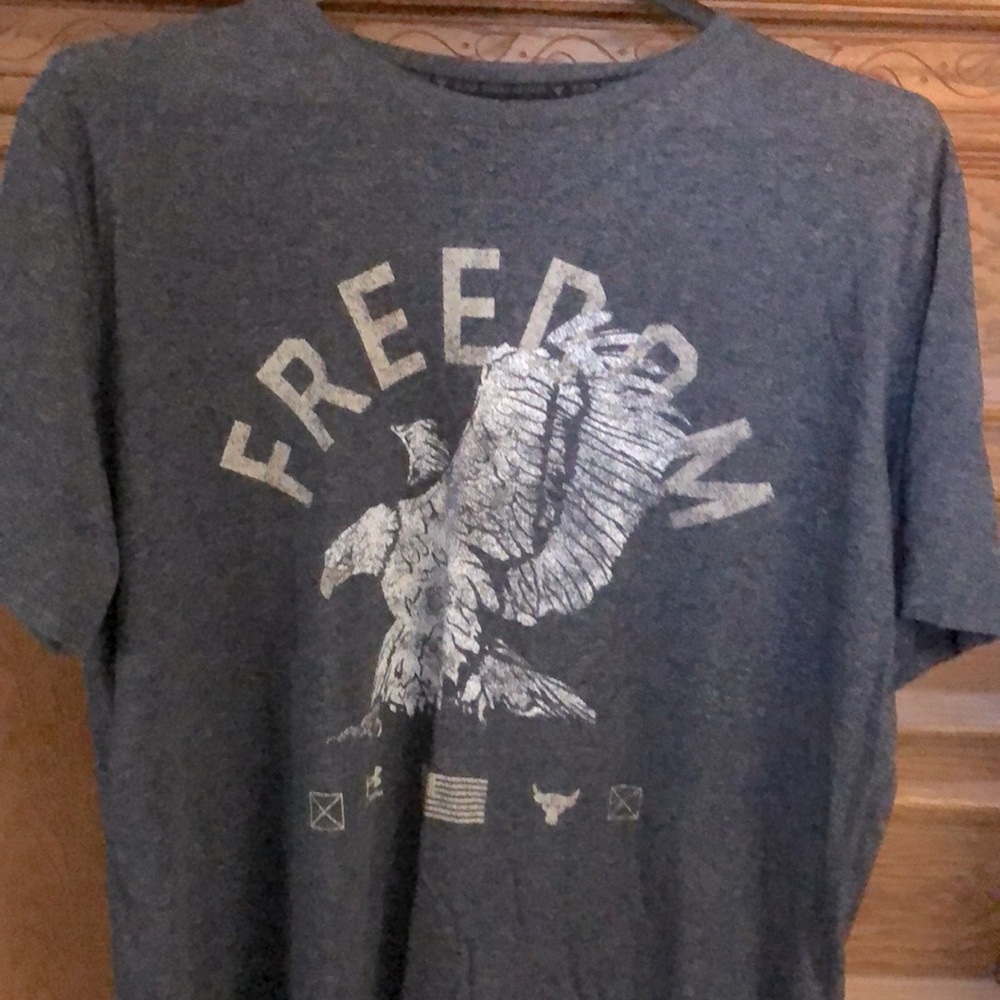 Under Armour Gray Freedom Graphic Tee